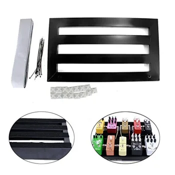 

Portable Instrument Accessories Practical Effects Impact Resistant Gifts Guitar Pedal Board Alloy Unique Durable Multifunctional
