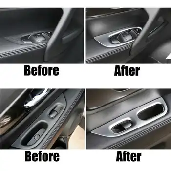 

Hot Car Door Window Armrest Cover Switch Button Panel Trim Interior Accessories For Nissan Rogue X-Trail T32 2014-2019