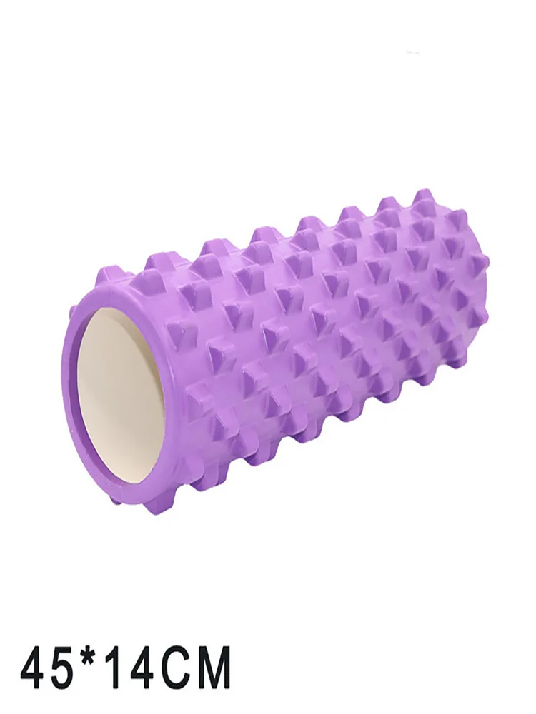 

45cm massage roller yoga block yoga column Pilates foam yoga Fitness foam roller Sport train gym exercises relax foam Sport Tool