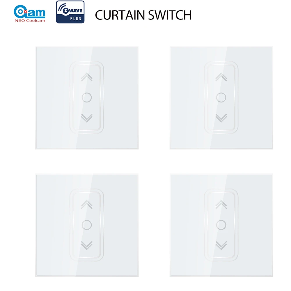 Переключатель для штор NEO Coolcam 4 шт./лот Smart Home Z Wave Plus с