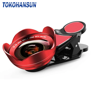

TOKOHANSUN Professional 5K Wide Angle lens 15X Super Macro Lens HD Mobile Phone Lens for iPhone 6s 7 8 plus Xiaomi More phone