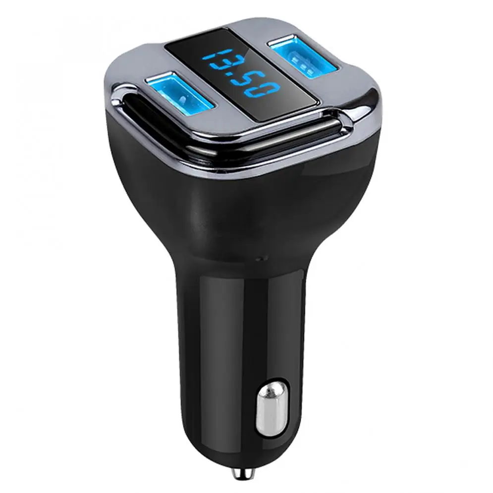 24W 4.2A 2 Port Dual USB Location Car Quick Charger GPS Car Satellite Positioning Tracker with OLED Display