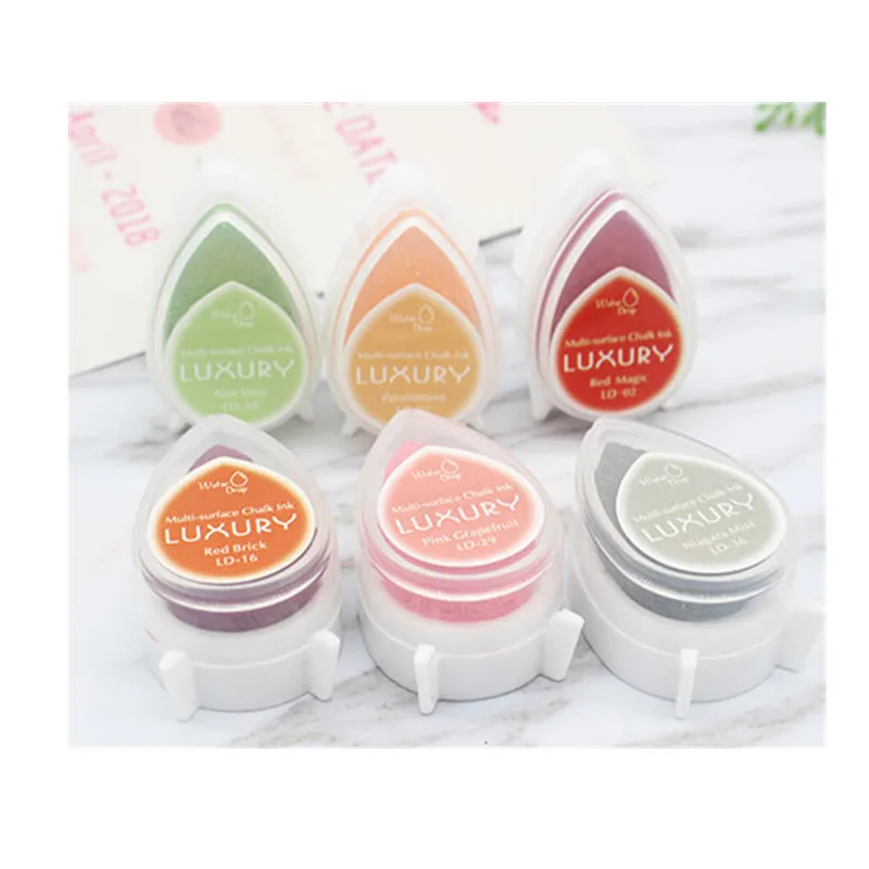 40pcs Colors Ink Pad DIY Scrapbooking Stamp Inkpads Vintage Craft Colorful Inkpad Stamps Sealing for Decoration Paper Card - Image 3