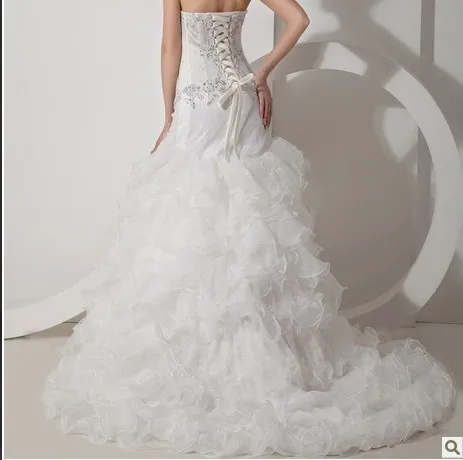 Новая мода невесты дизайн vestido Формальное Кристальное элегантное бальное платье съемное кружевное свадебное платье