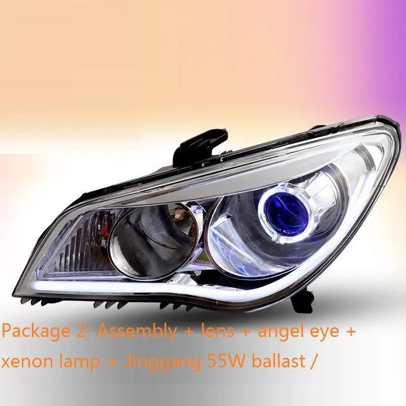 Сигнальные автомобильные наружные части Automovil Luces Led Para Автомобильные фары автомобильные фары в сборе 17 18 для Morris Гаражи MG 350 - Цвет: MODEL A