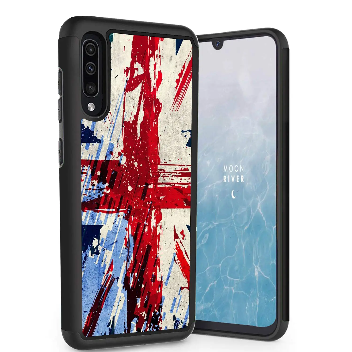 Для Sumsang Galaxy A50 2019 чехол двухслойная броня гибридный жесткий защитный