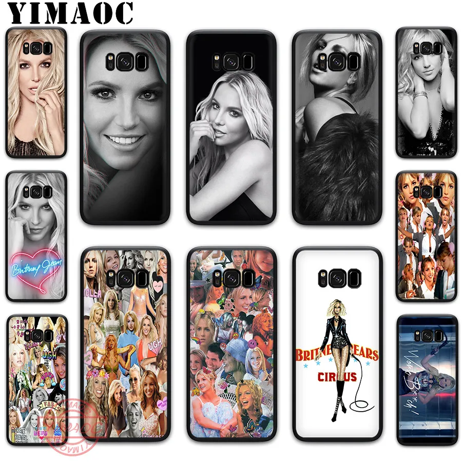 YIMAOC Britney Spears режим коллаж мягкий чехол для Samsung S20 Ultra S10 S9 S8 S6 S7 Edge Note 8 9 10 Lite Plus |