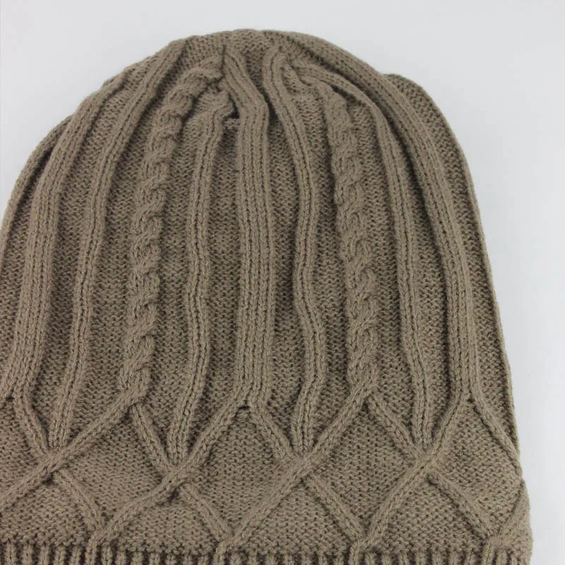 Акриловые шляпы для унисекс трикотажное эластичное с манжетами теплая зимняя шапка Gorros трикотажная шапка с черепами Повседневные Дышащие шляпы