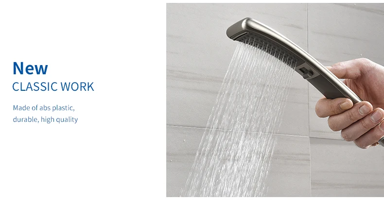 Níquel escovado handheld chuveiro do banheiro 2