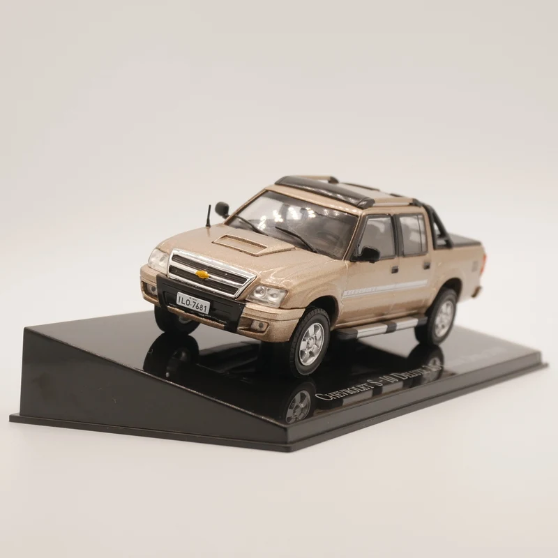 Auto Inn ixo 1:43 Chevrolet S 10 Deluxe 2 5 кабина Dupia 2009 модель автомобиля под давлением игрушечный