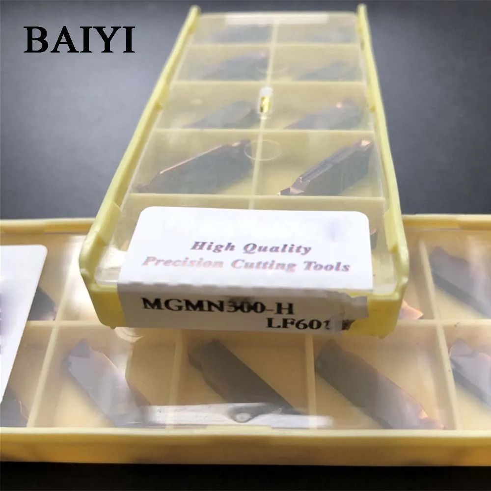 10 шт. MGMN300-H LF6018 MGMN400-H LF6018 CNC режущий инструмент для MGEHR держатель подвергая механической обработке нержавеющей стали вставки MGMN300/400 инструменты