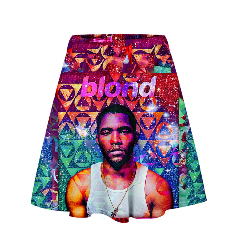 2019 новый стиль рисунок Frank Ocean 3D Одежда с рисунком Повседневное юбка Для женщин летние пикантные Удобные Юбка крутые топы дамы Лидер продаж