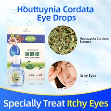 12ml Houttuynia cordata Eye Drops Relieves Eyes Itchy Eye pain Sore Removal Fatigue Eye Care Liquid Health Products