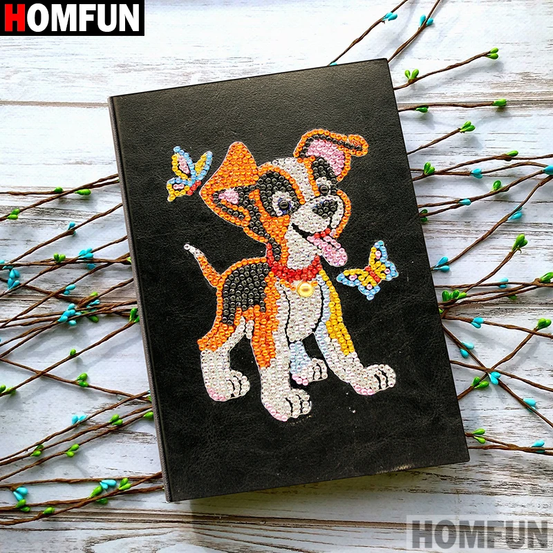 NB17 HOMFUN A5 блокноты 5D DIY алмазная живопись специальная форма Дневник Книга Алмазная вышивка крестиком Стразы Декор подарок - Цвет: NB17