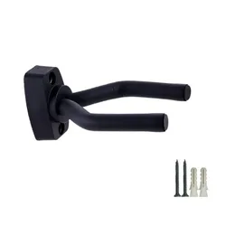 Premium Metal Wall Mount Guitar Holder - Non-Slip Hook (Plastic)