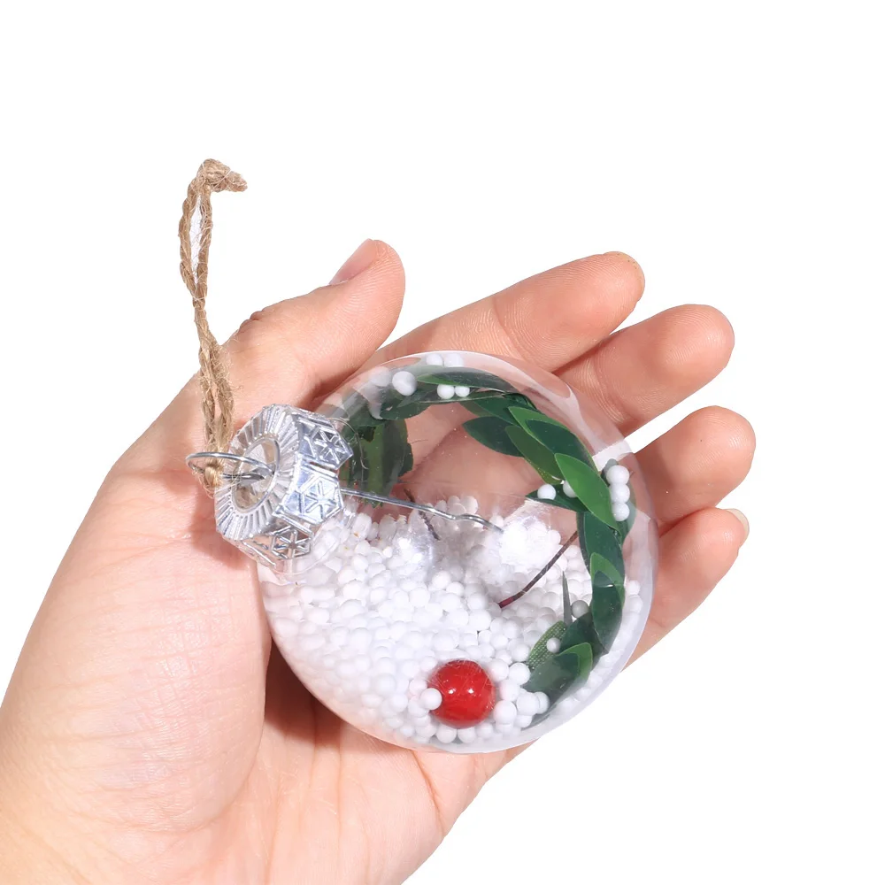 Multicolor Shiny Christmas Balls Plastic Baubles Xmas Balls Ornament Christmas Tree Hanging Decorations Ball New Year