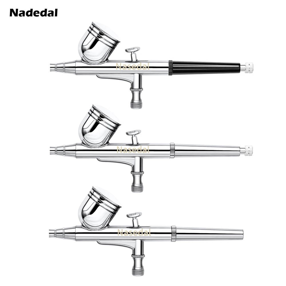 Gravity Feed Dual Action Airbrush Spray Gun Kit Trigger Spray Gun for