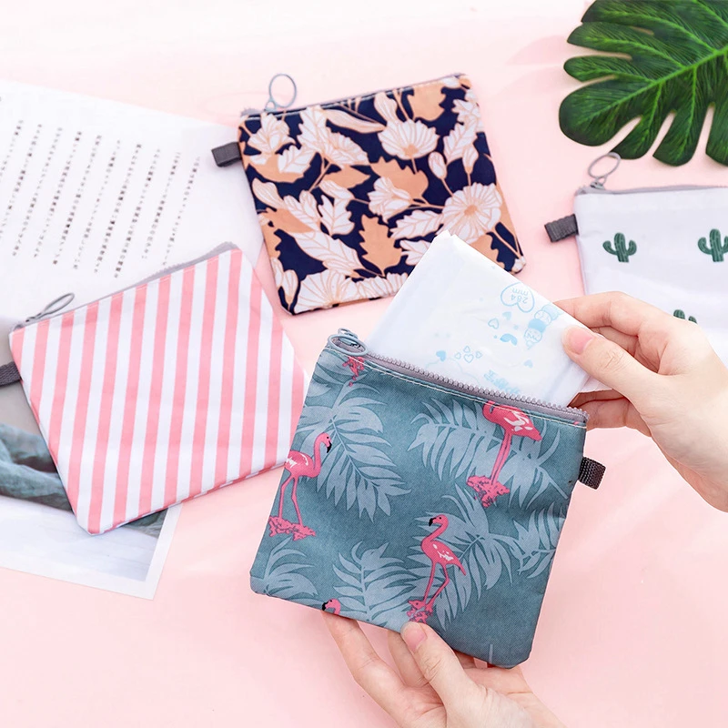  Cartoon Flamingo Makeup Case Travel Zipper Make Up Bath Organizer Storage Cosmetic Bag Pouch Toilet