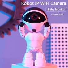 

1080P Robot IP Camera WiFi Wireless Security Camera Home Remote Monitor Baby Monitor Auto Tracking CCTV Surveillance Camera