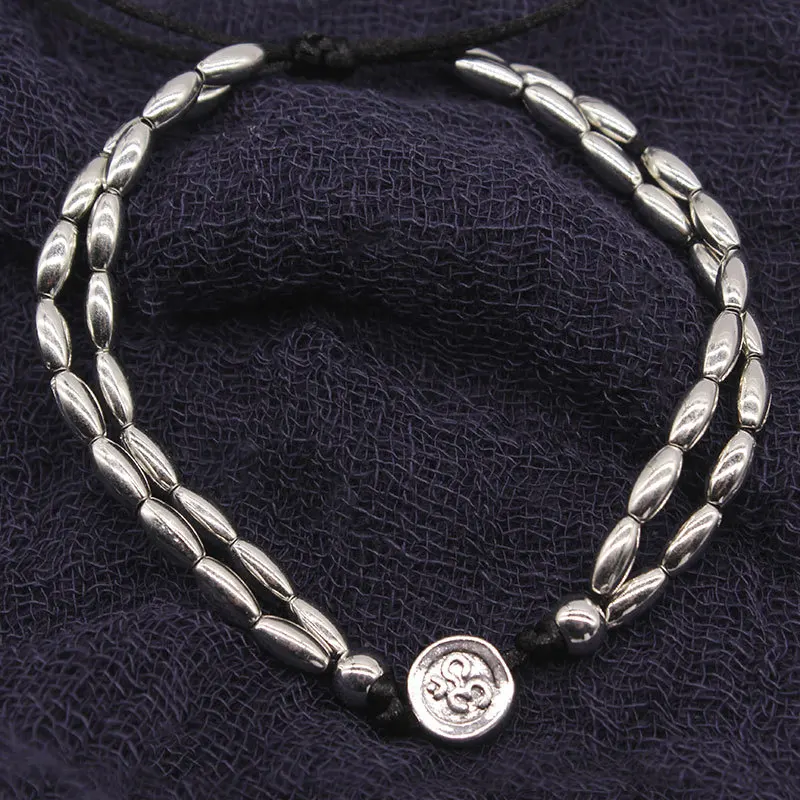 

New Products Accessories Alloy Retro Fashionable Foot Ornaments Double Layer Lettered Creative-Anklet Women's K166