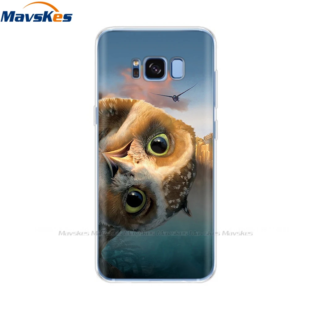 Soft TPU Case for Samsung Galaxy S8 Cute Flower Cat Phone Cover 360 Full Protective Coque for SamsungS8 GalaxyS8 Plus S8+ Funda samsung silicone case Cases For Samsung