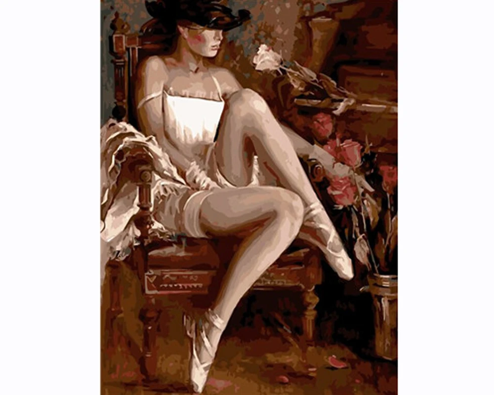

Ballet Dancer Art Pictures Painting By Numbers Picture By Numbers Digital Paintings Drawing Canvas Coloring By Number Artworks