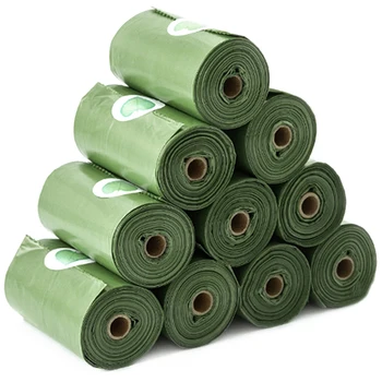 

Dog Poop Bag Biodegradable Dog Poop Bags Eco-Friendly Pet Waste Bags Clean Up Refill Rolls Pet Poop Bags Dispenser