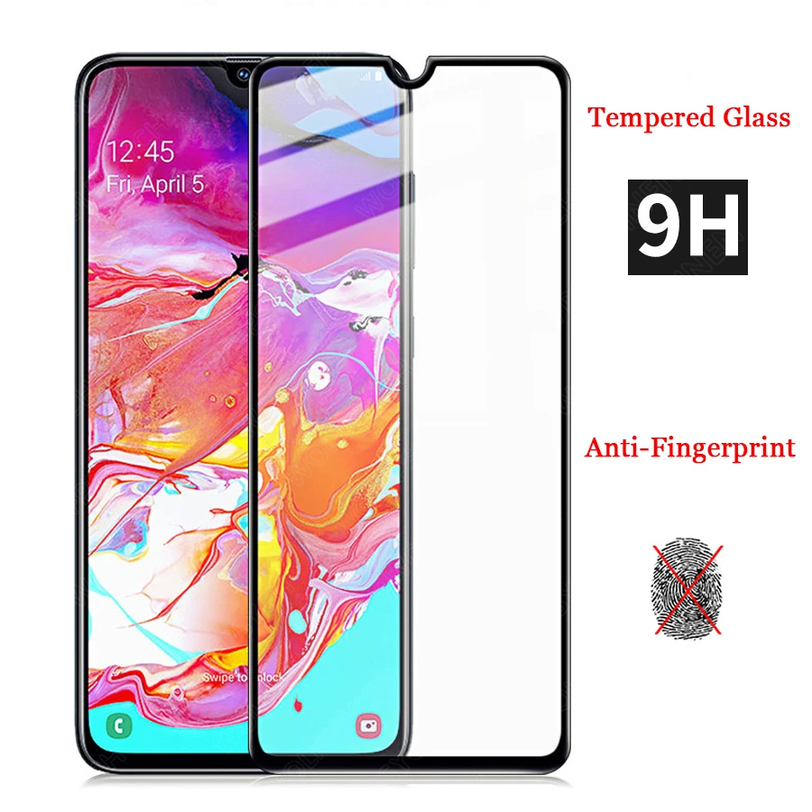 Полное покрытие из закаленного стекла для Samsung Galaxy A51 A71 M30s A50s A30s A70s A90 Защита