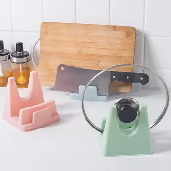 

Spatula Ladle Shelf Spoon Rest Pot Lid Holder Rack Cover Strainer Pad Kitchen Multifunction Stand Containers Complements Tool