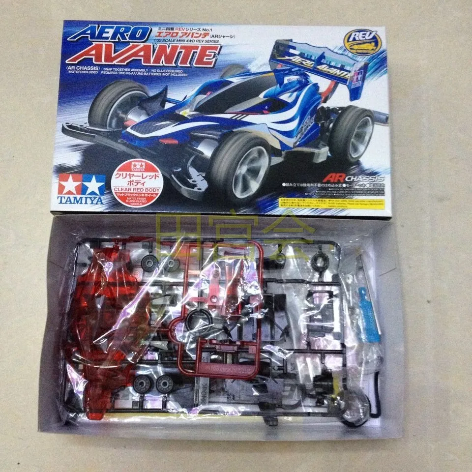 TAMIYA AERO AVANTE (шасси AR) 1/32 Масштаб Мини 4WD модель автомобиля 95038 красный
