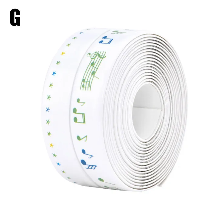 1 рулон кухня водонепроницаемый лента против плесени Туалет стены самоклеющиеся уплотнительные ленты полосы DC120