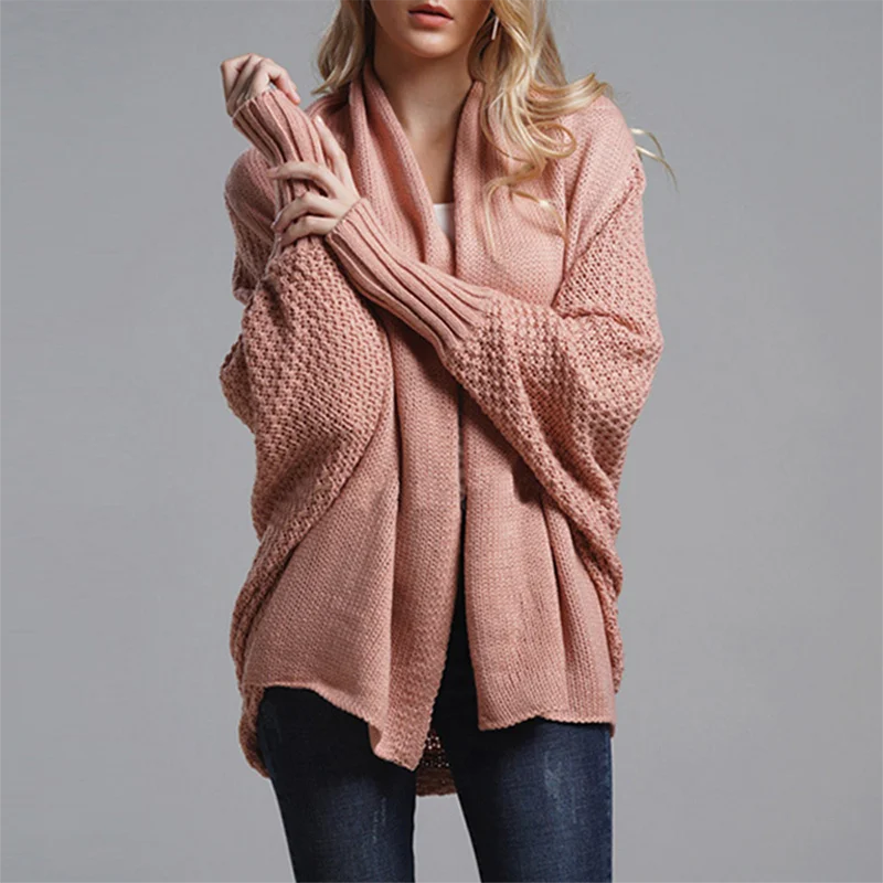 Poncho Promotion Real Jumper 2019 Autumn And Winter Sweater Shirt Jacket Europe The Foreign Trade Bat Sleeve Cardigan Women Poncho Promotion Real Jumper 2019 Autumn And Winter Sweater Shirt Jacket Europe The Foreign Trade Bat Sleeve Cardigan Women