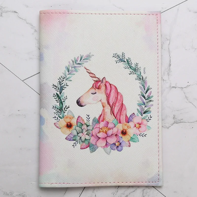 My little pony Кошелек для монет с героями мультфильмов Единорог искусственная кожа держатель для паспорта дорожная защитная сумка ID обложка паспорта кошелек - Цвет: 1