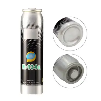 

80ML Air Conditioner Plugging Agent Car Fluorescent Leak Detection 134A Refrigerant Oil Leak Repair Agent Cleaner Fluorescent Ho