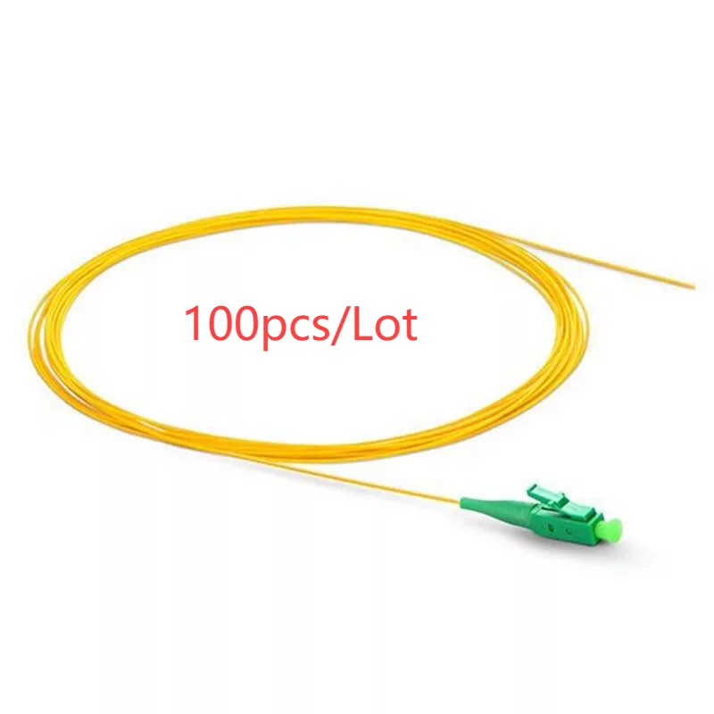 

50pcs 100pcs Fiber Optica Pigtail LC/APC-SM(9/125)-G652D, G657A1, G657A2-0.9mm Cable-1m Optical Fiber Pigtail