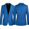 Men's Slim Formal Business Suit Coat One Button Lapel Long Sleeve Pockets Top Men's Coat Work Wedding Wear 5