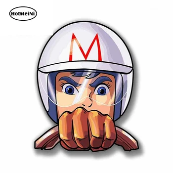 

HotMeiNi 13cm x 10.5cm for Speed Racer Anime Car Stickers Vinyl JDM Bumper Trunk Truck Graphics Windshield Bumper Windows