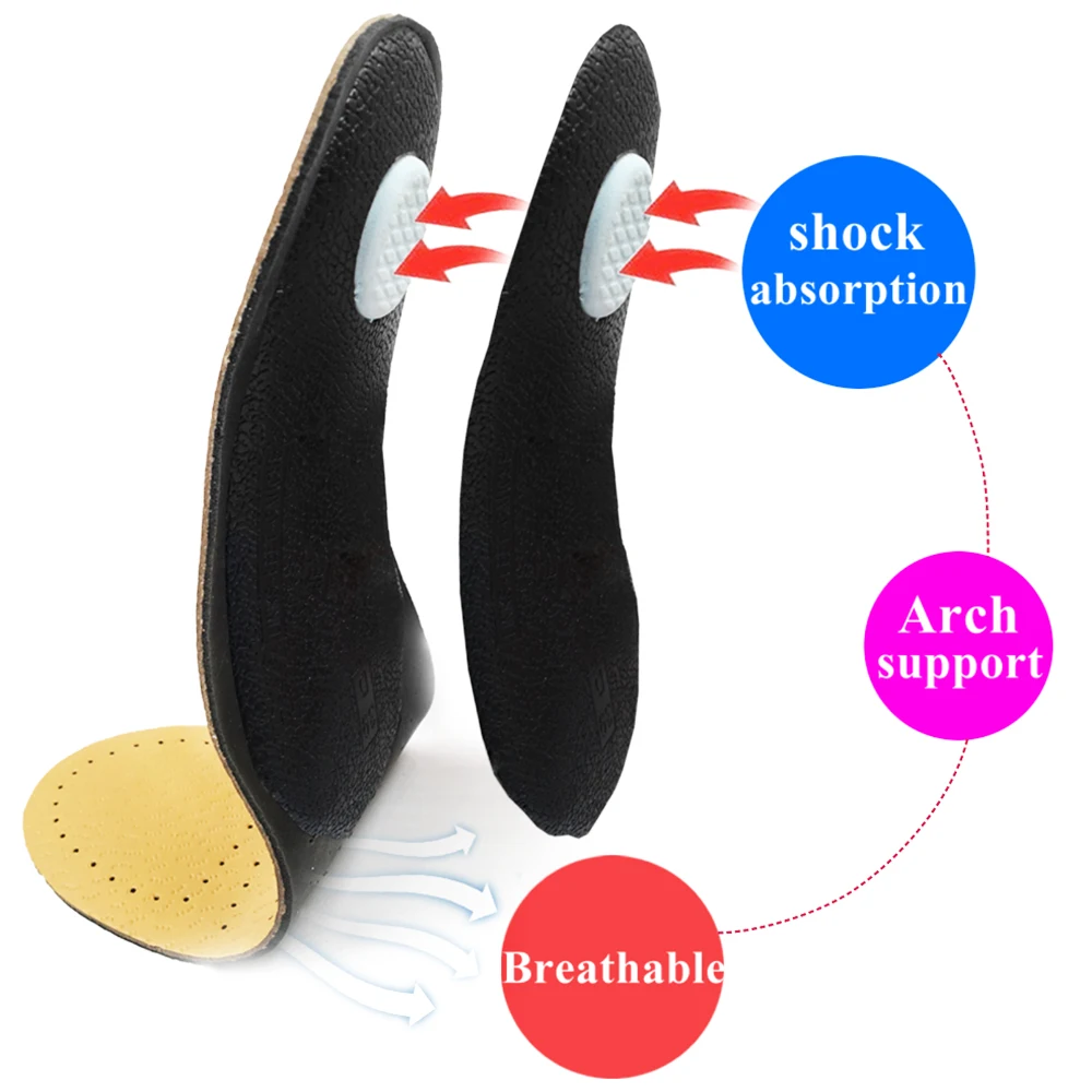 Ортопедические стельки из кожи премиум-класса для плоской стопы, поддержка свода стопы, стельки для обуви, коррекция O X, вальгусная деформация ног, стельки для обуви Varus Palmilha