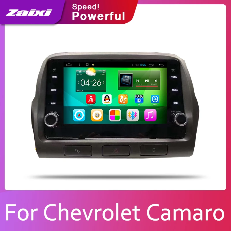 ZaiXi 2din автомобильный мультимедийный Android Автомагнитола для Chevrolet Camaro 2010 ~ 2015 Bluetooth
