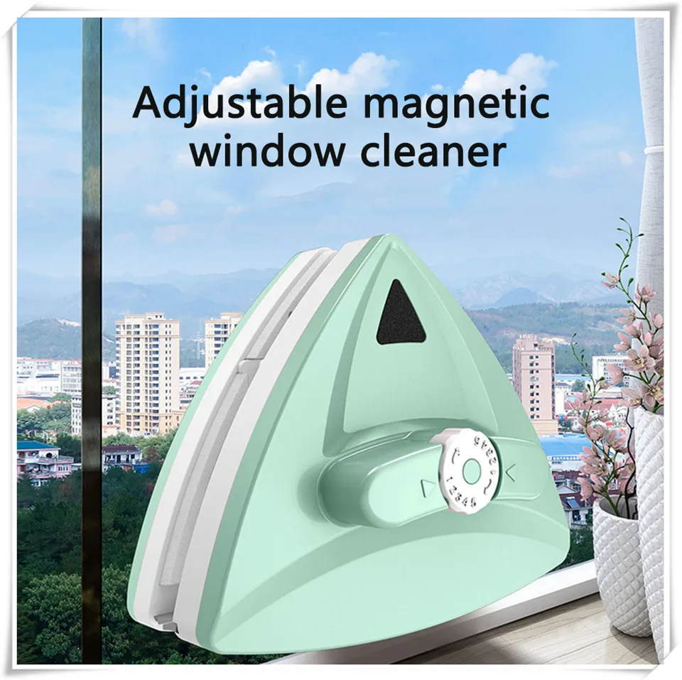 Magnetic Washing Window Brush 5-35MM Adjustable Windows Magnet Cleaner Glass Wiper Single Double Or Triple Wash Glass Brush