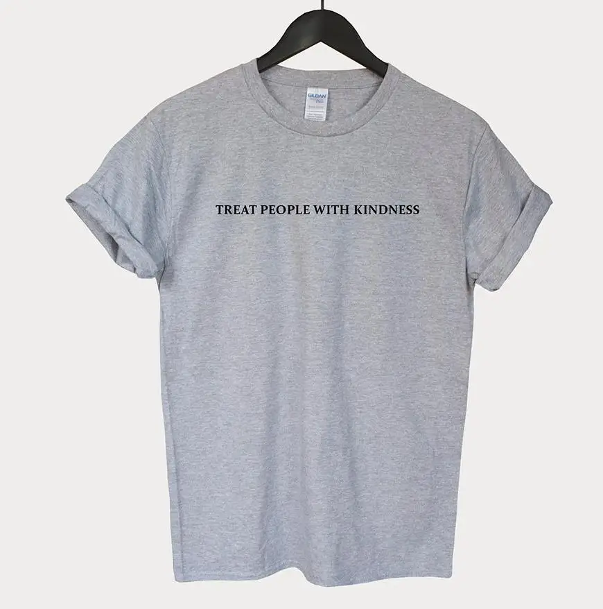 Побалуйте людей добротой женская футболка хлопок Повседневная забавная футболка для Леди Девушка Топ тройник хипстер Tumblr ins Прямая поставка NA-18