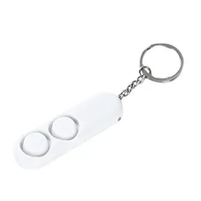 Porte clés de sécurité avec pendentif, 120db, dispositif à double haut parleurs, alarme forte, alerte, attaque, panique, sécurité personnelle