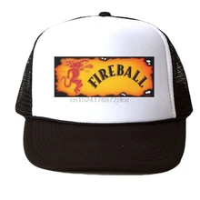 Fireball Whiskey Trucker Hat Бейсболка Кепка с сеткой регулируемая
