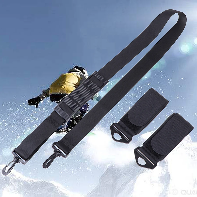 Ручной нейлоновый ремень для катания на лыжах, регулируемый плечевой ремень для сноуборда, лыжного спорта, сумки с ручками, аксессуары для лыж