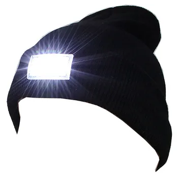 

Light-emitting cap 5-LED lamp knit capless camping male soft maintenance equipment practical