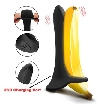 Sex Toys For Couple Penis Vibrator With Ring Long Lasting Erection Nipple Vagina Clitoris Stimulate Massage Orgasm Intimate Good 6