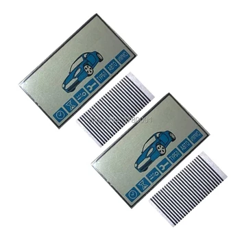 

2PCS E90 LCD display For 2 PCS/lot Russian 2-way Car Alarm System StarLine E90 LCD Remote Control Keychain E90 Key Fob Chain
