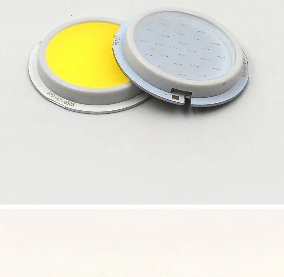 43mm Thicken Round COB LED Chip On Board 15V 5W Light Source Natural White Blue Lighting Color Circular COB for LED Lamp Bulbs (8)