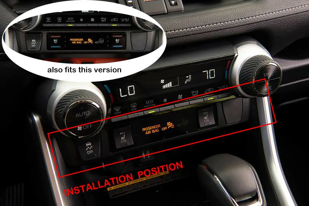 Для Toyota RAV4 высокое оборудованное автомобильное сиденье отопительный переключатель кнопка управления крышка