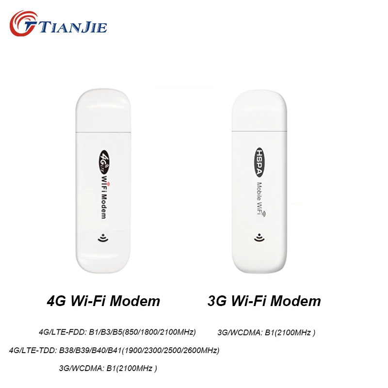 TIANJIE 4G модем USB ключ мобильный 150 Мбит/с сетевой адаптер Cat 3 широкополосный